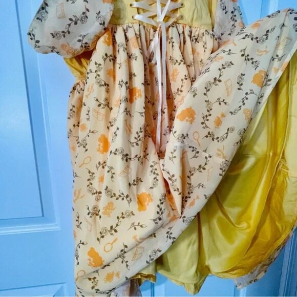 NWT Her Universe Disney Beauty And The Beast Belle Cold Shoulder Dress - Picture 7 of 11